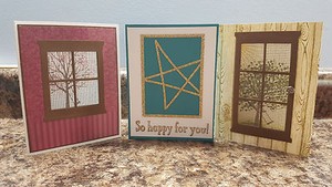 3 Handmade Stampin' Up Greeting Cards
