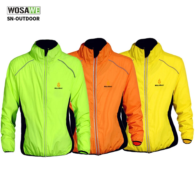 Rennjacken WOSAWE Herren Bikerjacke Windjacke Radfahren Mann Wasserdicht  Winddicht Fahrrad Anorak Windschutzscheibe Fahrrad Reflektierende Kleidung  Von 23,81 €