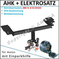 AHK ES7 FüR Opel Vectra C Bj. Ab 2002- Eph-Abschaltung Einparkhilfe E-Satz ES-7
