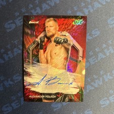 2024 Topps Finest UFC Alexander Volkov Autograph Insert FA-AVV MMA Card