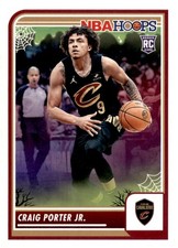 2023-24 Hoops Haunted Hoops #65 Craig Porter Jr. RC Cleveland Cavaliers