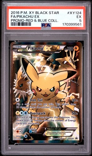 Pikachu-EX graded PSA 5 for sale on eBay