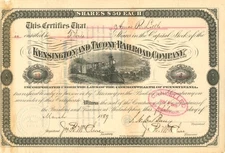 Kensington and Tacony Railroad Co. - Railroad Stocks