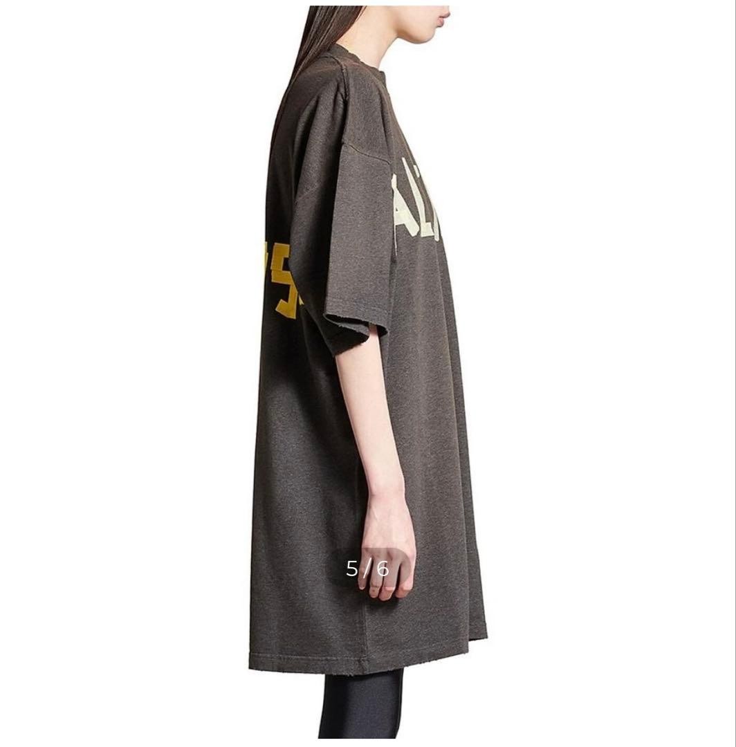 USED BALENCIAGA TAPETYPE T-SHIRT DRESS VERYGOOD thumbnail 6