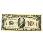1934 $10 Hawaii WWII Emergency Issue Federal Reserve Notes Lot of 3 NR #C861-1 — photo 5