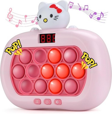 Kinder Fidget Spielzeug Spiel Push Pop Blase Hello Kitty Handheld sensorischer Stressabbau