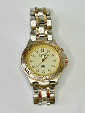 Reloj Pulsera De Colección Azul Fósil AM-3256 50 Metros Acero Inoxidable Plateado/Dorado
