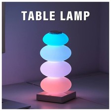 RGB LED Table Lamp 16 Colors Touch Dimming USB Rechargeable 27cm/10.6in
