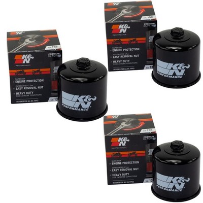Ölfilter Set 3 Stück K&N KN-138 für Arctic Cat Kymco MXU Suzuki Bj. 1998-2015