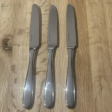 Set Of 4 Fortessa Grand City Knives Stainless Steel 9 3/8”