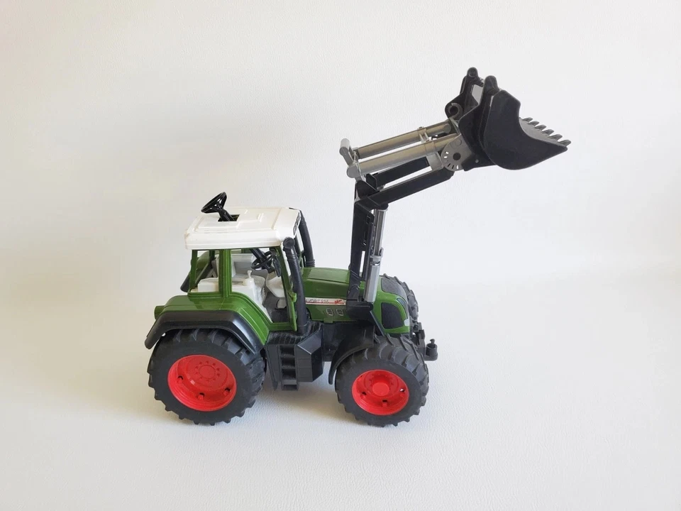 Bruder Trattore Fendt Favorit 926 Vario + Rimorchio Ribaltabile Scala 1/16 TBE - Immagine 4 di 4