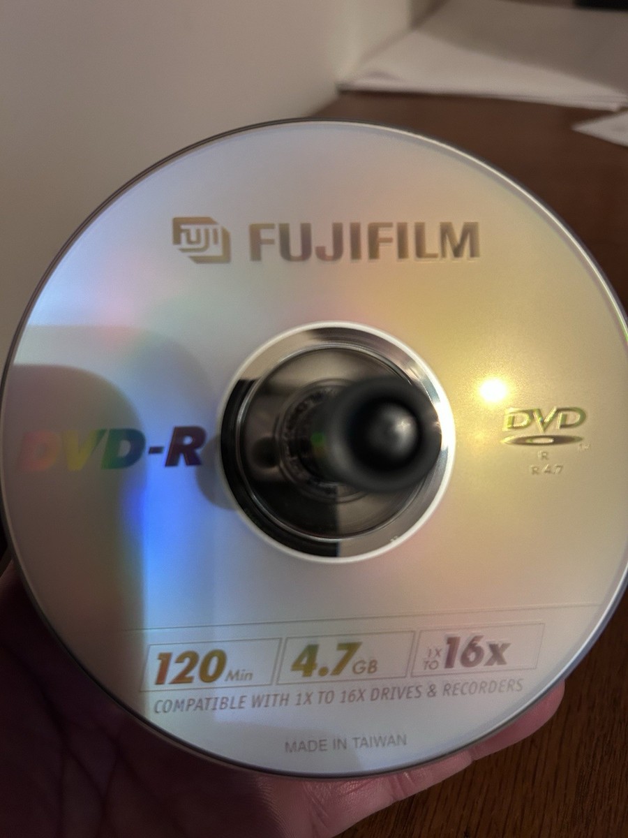 23 FUJIFILM Recordable DVD-R 120 min 4.7 GB 16x Write Speed media