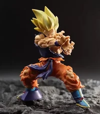 Dragon Ball Z Son Goku Anime Figure Battle Damage Shockwave Manga Statue Pvc