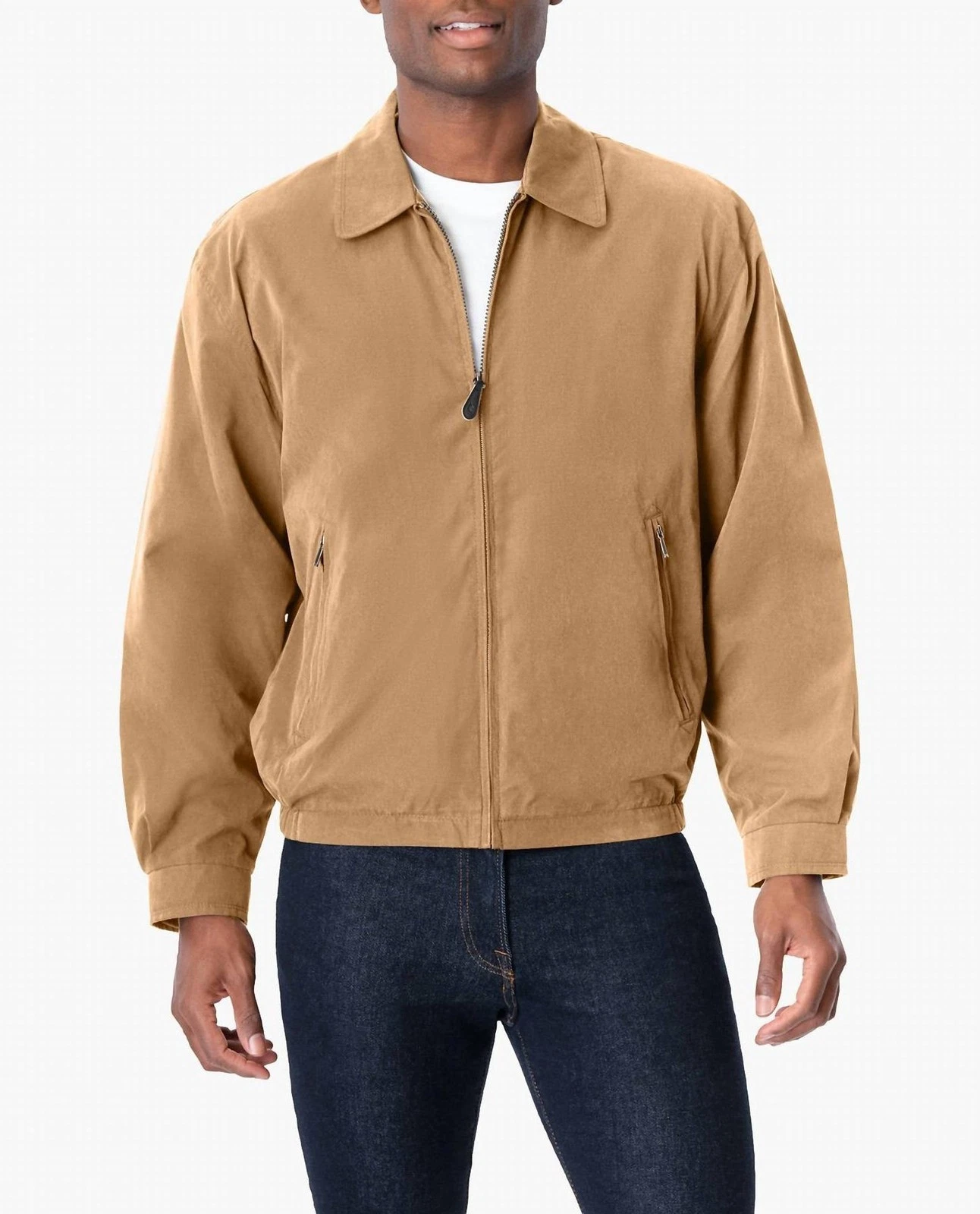 London Fog Fog Auburn Light Weight Zip Front Golf Jacket Camel
Opens in a new window or tab