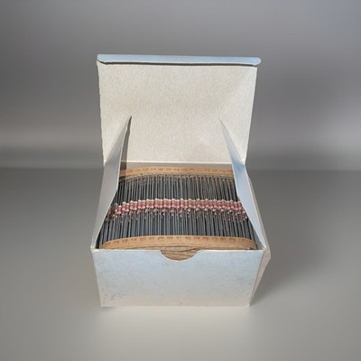 1000x PR25 2kΩ 5% 0.25W Carbon Film Resistors NOS Original Box Taped Bulk