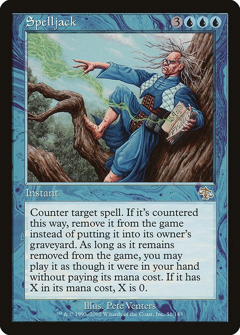 [MTG] Spelljack (051) (JUD) HP-DMG