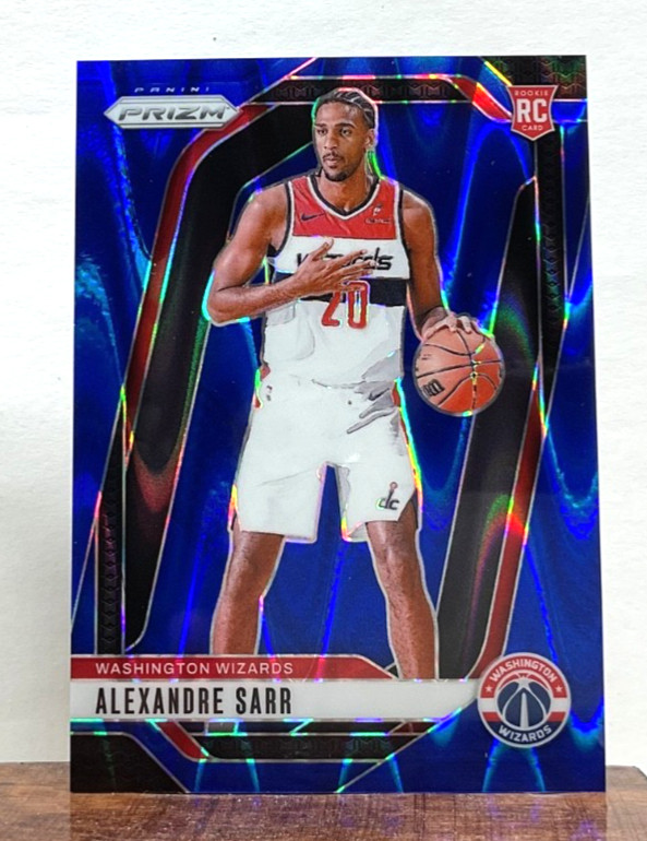 Alexandre Sarr #264 Blue Seismic Prizm /99 (RC) - 2024-25 Panini Prizm