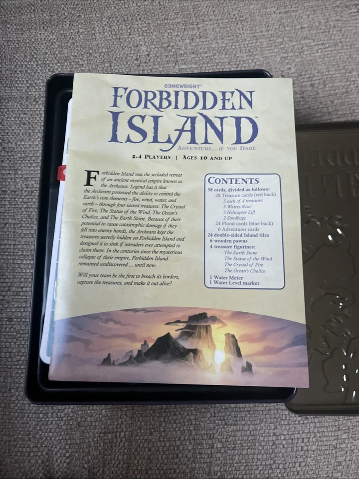 Gamewright Forbidden Island Board Game - Complete Game - Image 4 of 4