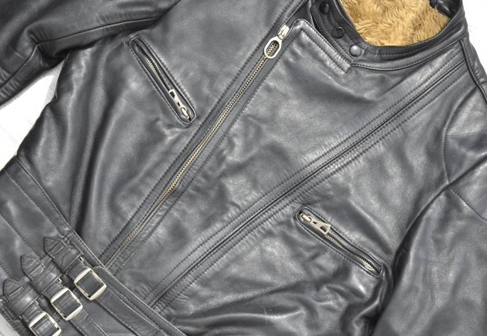 HARRO MOTORRADJACKE MOTORRADLEDERJACKE RENNWESTE NEWTIMER CAFERACER GR. 48 - Bild 3 von 4