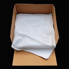 300 COTTON TERRY CLOTH CLEANING RAGS / SHOP TOWELS / 12X12- 25 DOZ. / WHOLESALE