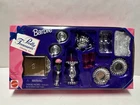 VINTAGE NRFB 1996 MATTEL BARBIE PRETTY TREASRES DINING SET # 13761