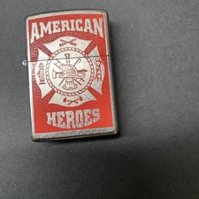 Brand new  Fireman Zippo Lighter Made In USA , in original box 