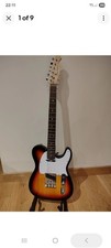 Harley Benton Sunburst Guitar Telecaster LOW action.