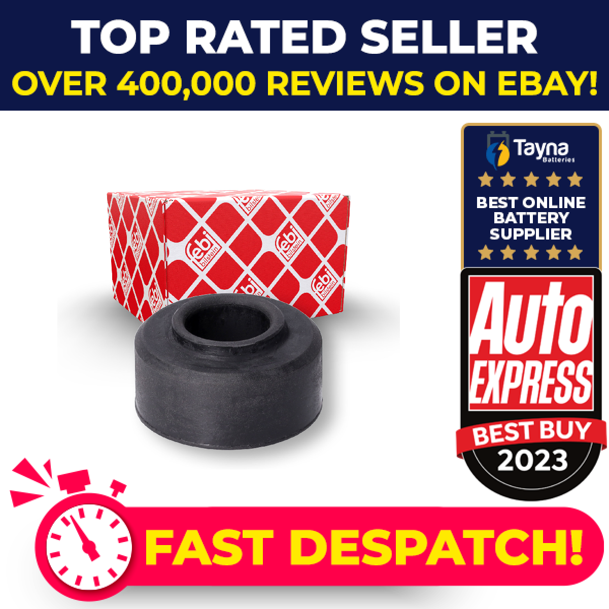 Wishbone / Control / Trailing Arm Bush fits PEUGEOT EXPRESS 280L 1.8 Front Febi