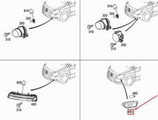 MERCEDES-BENZ B W246 Blinker vorne rechts A2469063700 NEU ORIGINAL