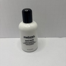 NEW Mehron Makeup Hair White Professional Temporary White Hair Colarant 4.5 oz.