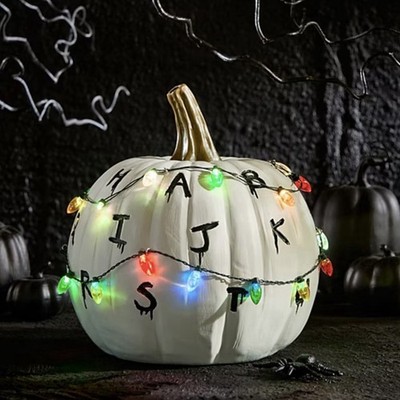 Stranger Things Kürbis Halloween Lichter Alphabet Buchstaben Leucht Ornament