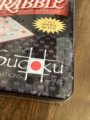 Scrabble & Sodoku Double Game Set - Brand new in Unopened Tin! - Picture 2 of 5