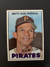 1967 Topps - Matty Alou #10 Pirates Ex-exmt