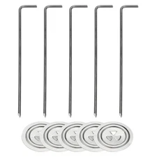 100 Set 7" Insulation Hook Pins with 2" Round Self Locking Washers
