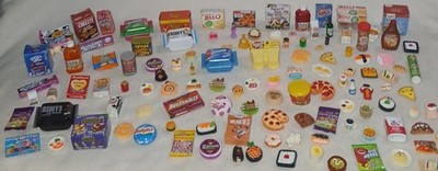 Miniature Food Items for Grocery Store Mart LOT 110+ Pieces mixed brands