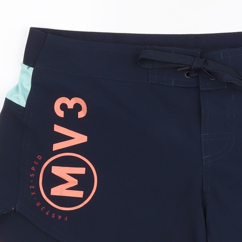 Pantalones cortos deportivos para mujer Reebok azules M - Imagen 10 de 12