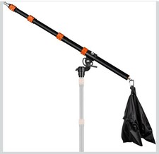 Adjustable Boom Arm Extension 21"  64" Aluminum Crossbar w/ Sandbag for Light...
