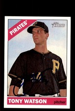 Signed Baseball Card Auto Tony Watson 2015 Topps Heritage #399 Pirates