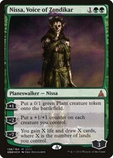 Nissa, Voice of Zendikar (SDCC 2016 Exclusive) -Foil Light Play MTG