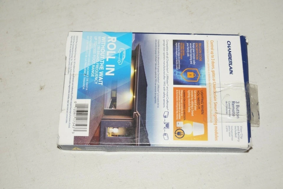 *NUEVO* Chamberlain Visera de 3 Botones Control Remoto con Tecnología MyQ 953EV-P2 Foto 2 de 4