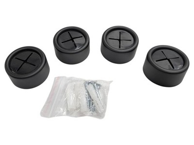 HEFA Premium Towel Holder 4-Pack With Self-Adhesive Backing & Optional Screw Ins