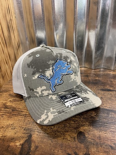 Detroit Lions Trucker Snapback Mütze Digital Camo Blau Logo