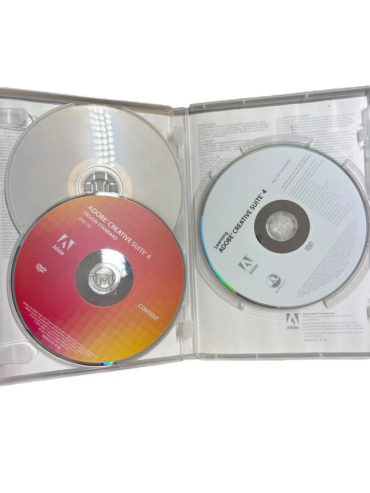Adobe Creative Suite CS4 Design Standard For Mac w/ Key - Image 4 of 4