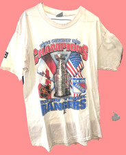Vintage 1994 New York Rangers Stanley Cup Champions T-shirt SIZE XL