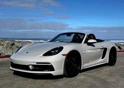 2025 Porsche 718 Boxster GTS 4.0 PDK - Chalk - 4.1k Miles - SoCal Image 1 of 4