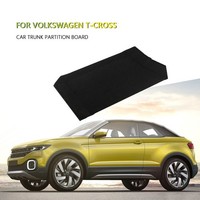 Car Rr Kofferraum-Organizer FüR Volkswagen VW T-Cross Trennwand Schwarz