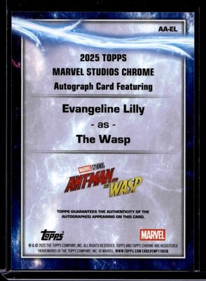 2025 Topps Chrome Marvel Studios #AA-EL Evangeline Lilly