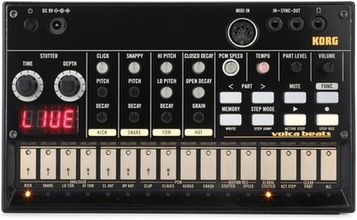Korg Volca Beats Analog Drum Machine (2-pack) Bundle
