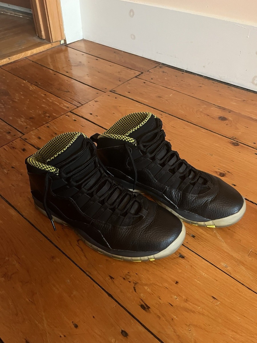 Air Jordan 10 Men's Retro Black And Yellow Size 11.5 | eBay