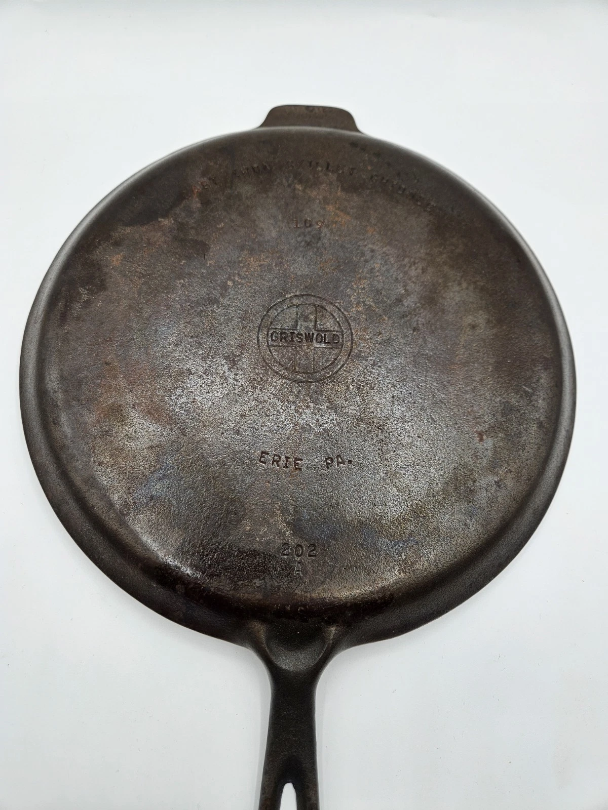 Griswold Cast Iron Skillet Griddle #109 202 A